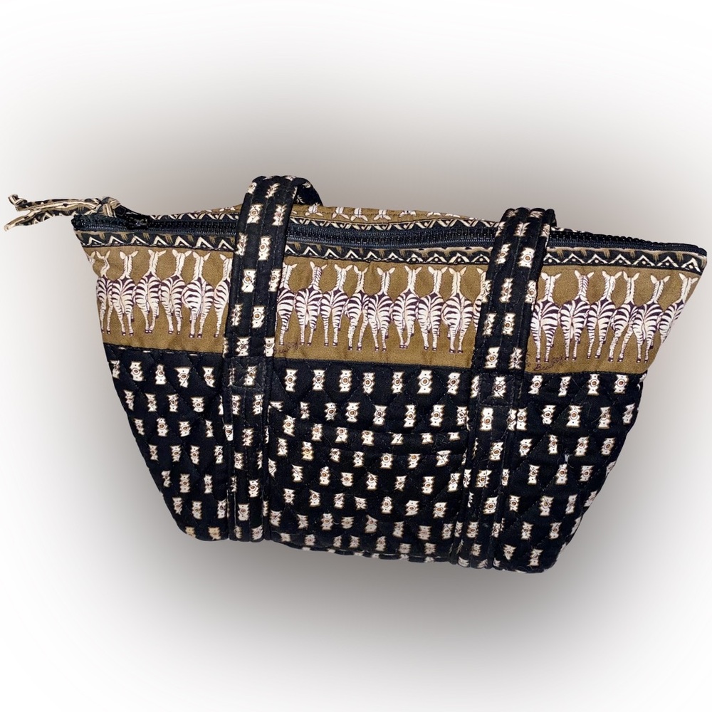 NWOT VERA BRADLEY BROWN AND BLACK ZEBRA PRINT HANDBAG 🦓